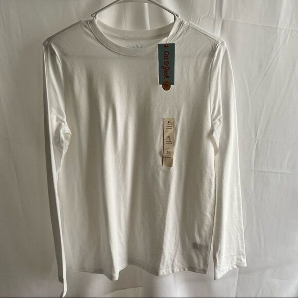 Cat & Jack Boys’ Long Sleeve Basic Crew Neck Long Sleeve Tee - Picture 1 of 5